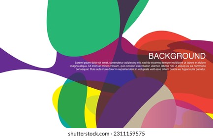 Vector colorful abstract fluid and geometric background. Vector pattern illustration