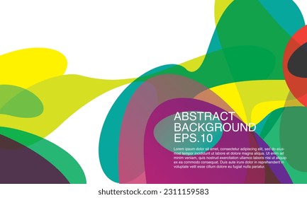 Vector colorful abstract fluid and geometric background. Vector pattern illustration