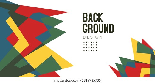 Vector colorful abstract fluid geometric background