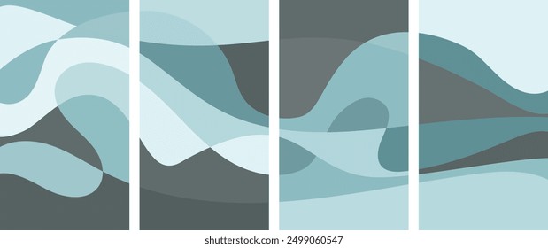 Fondo de patrón de gradiente de fluido abstracto colorido de Vector
