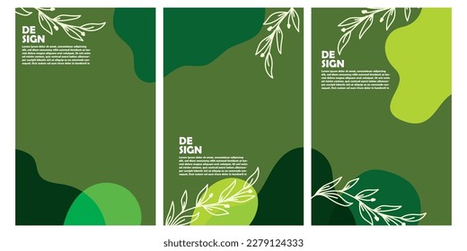 vector colorful abstract fluid and liquid background modern minimalist with ornament flowers