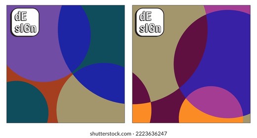 Vector Colorful Abstract Geometric Background for Social Media. Eps10 Vector