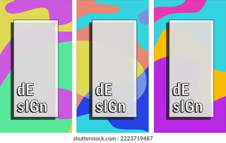 Vector Colorful Abstract Geometric Background for Social Media. Eps10 Vector