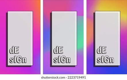 Vector Colorful Abstract Geometric Background for Social Media. Eps10 Vector