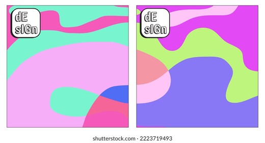 Vector Colorful Abstract Geometric Background for Social Media. Eps10 Vector