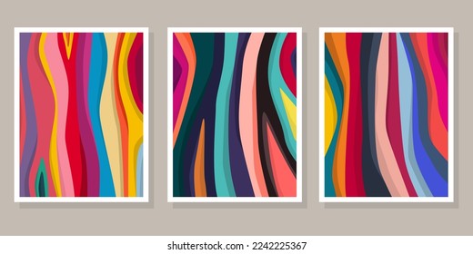 Vector colorful abstract geometric background