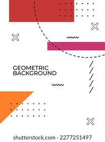 vector colorful abstract geometric background