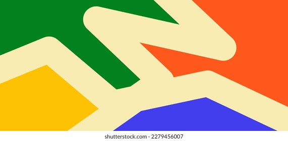 Vector colorful abstract geometric background