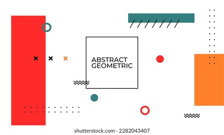 vector colorful abstract geometric background
