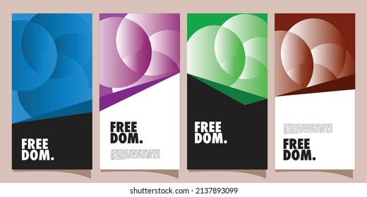 Vector colorful abstract geometric fluid gradient pattern background