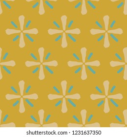 Vector colorful abstract geometric seamless pattern background. Perfect for fabric, textiles, wallpaper, print on demand and stationery.