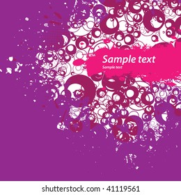 Vector colorful abstract illustration.