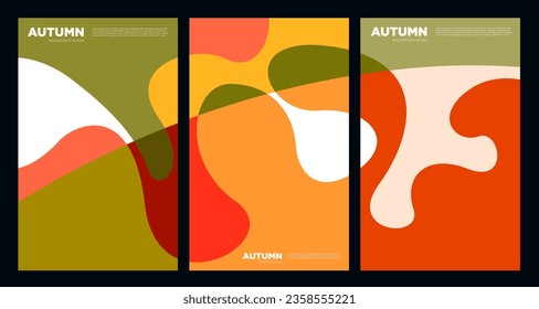 Fondo líquido y fluido para el otoño y otoño