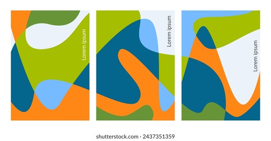 Vector colorido abstracto líquido y fondo fluido perfecto para invitaciones, póster, cubierta, folleto, banner, plantillas, fondos y mucho más