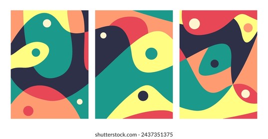 Vector colorful abstract liquid and fluid background perfect for invitations, poster, cover, flyer, banner, templates, backgrounds and much more