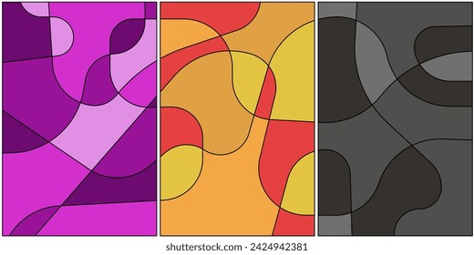 Vector colorful abstract psychedelic liquid and fluid background pattern