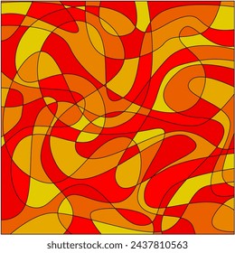 Vector colorful abstract psychedelic liquid and fluid background