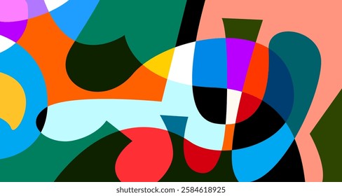 Vector colorful abstract psychedelic liquid and fluid background pattern	
