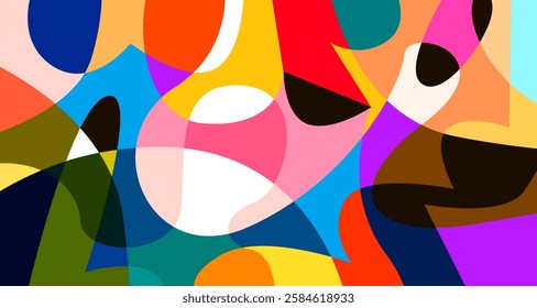 Vector colorful abstract psychedelic liquid and fluid background pattern	
