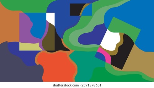 Vector colorful abstract psychedelic liquid and fluid background pattern design