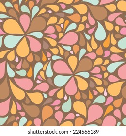 Vector Colorful abstract retro background from various spatters