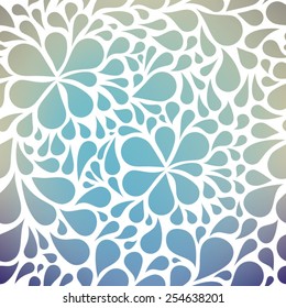 Vector Colorful abstract retro background from various spatters
