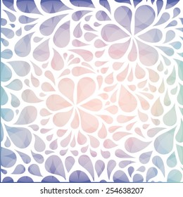 Vector Colorful abstract retro background from various spatters