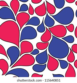 Vector Colorful abstract retro pattern made from various spatters