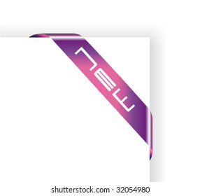 VECTOR Colorful Advertise Tag with High Tech style