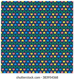 vector colorful angular pattern