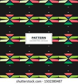 Vector colorful angular pattern. Ethnic collection, aztec stile, tribal art, can be used for wallpaper, cover fills, web page background, surface textures