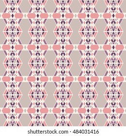 Vector colorful angular pattern. Ethnic collection, aztec stile, tribal art, can be used for wallpaper, cover fills, web page background, surface textures.