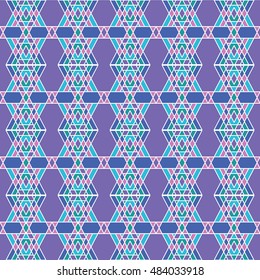 Vector colorful angular pattern. Ethnic collection, aztec stile, tribal art, can be used for wallpaper, cover fills, web page background, surface textures.