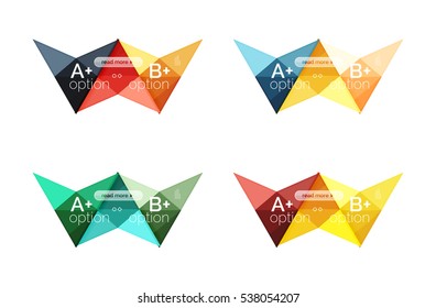 Infografik-Vorlagen für Vektorfarben-Pfeiloptionen für Workflow-Layouts, Diagramme, Zahlenoptionen oder Webdesign