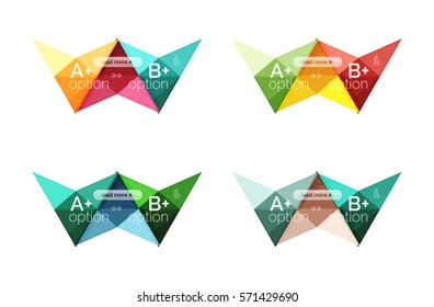 Vector colorful arrow option infographics templates set for workflow layout, diagram, number options or web design