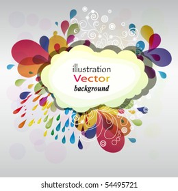 Vetor Fundo colorido.