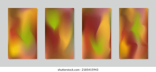 Fondo de color vectorial. Pancartas abstractas. Plantilla vectorial moderna para historias, volantes, banners. Resumen de formas vectoriales 3d líquidas. Ilustración de una forma líquida de colores vivos.