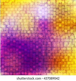 Vector colorful background with bright shiny squares
