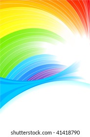 Vector colorful background; clip-art