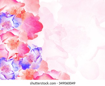 Fondo colorido de Vector con flores. EPS10.