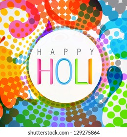 vector colorful background of holi festival