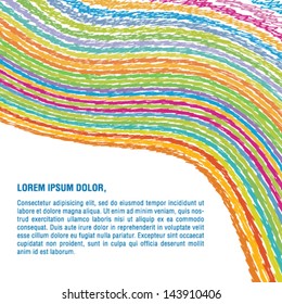 Vector colorful background illustration.