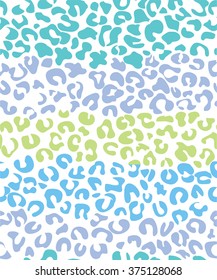 vector colorful background of leopard skin pattern