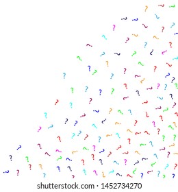 Vector colorful background question marks