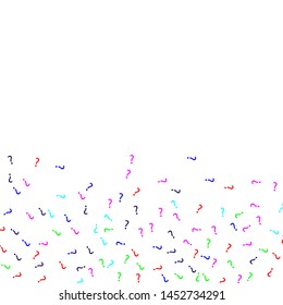 Vector colorful background question marks