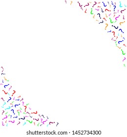 Vector colorful background question marks