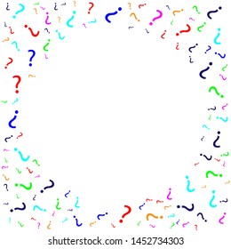 Vector colorful background question marks