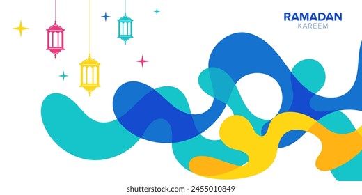 Vector Colorful background for ramadan collection