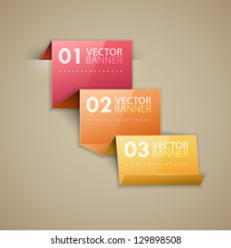 Vector colorful banner