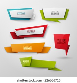 Vector colorful banners set 